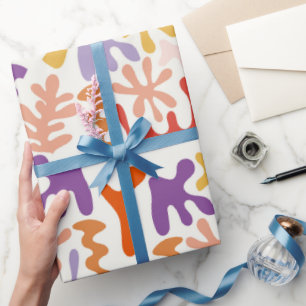 Matisse Inspired Colorful Art Wrapping Paper