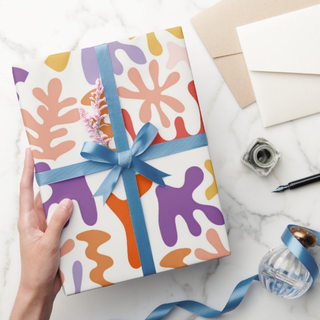 Matisse Inspired Colourful Art Wrapping Paper (Gifting)