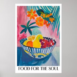 Matisse Inspired Fruit Bowl Art Print Still Life