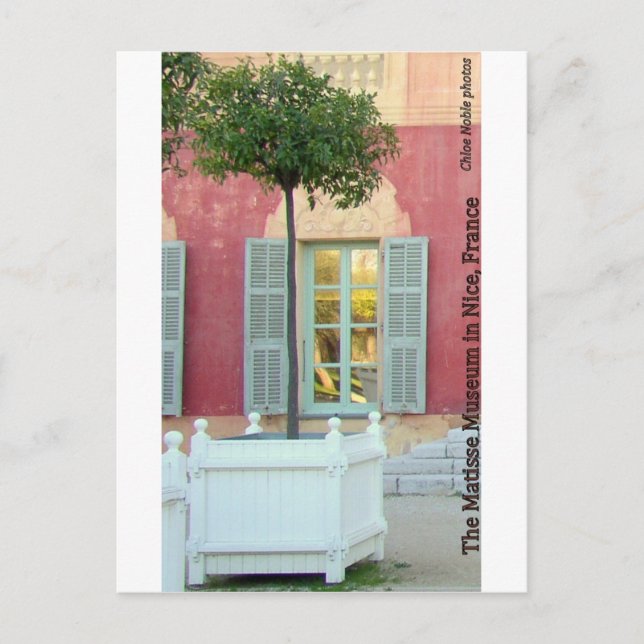 Matisse Museum in Nice, France Postcard (Front)