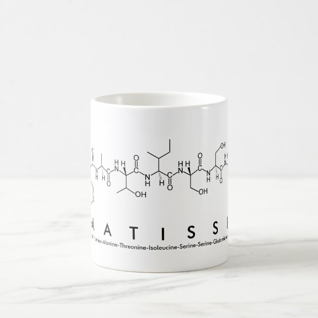 Matisse peptide name mug (Center)