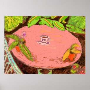 Matisse Style Coffee Cup Poster