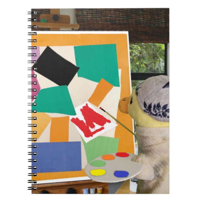 Matisse The Snail in oil by Danny Duck Poster Notebook (Front)