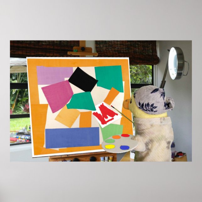 Matisse The Snail in oils by Danny Duck Poster (Front)