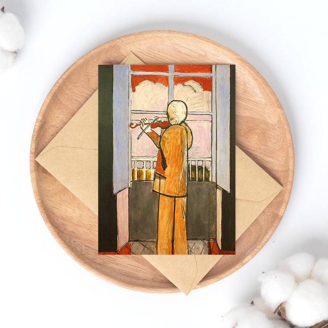 Matisse, Violinist at the Window Fine Art Postcard (Creator Uploaded)