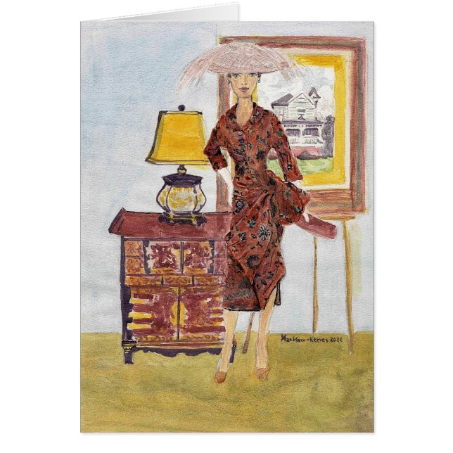 MatisseFashion Oriental Fabric Watercolor (Front)