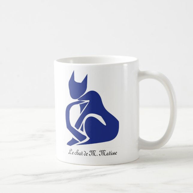 Matisse's Cat Mug (Right)