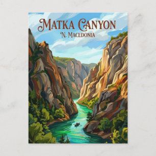 Matka Canyon N. Macedonia Postcard
