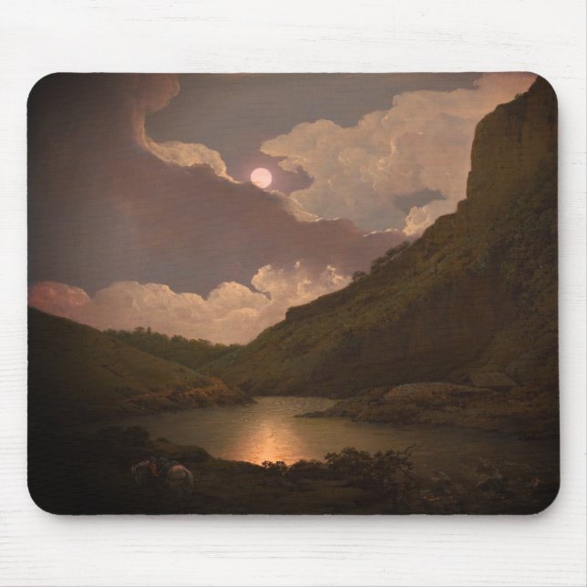 Matlock Tor by Moonlight Mouse Mat (Front)