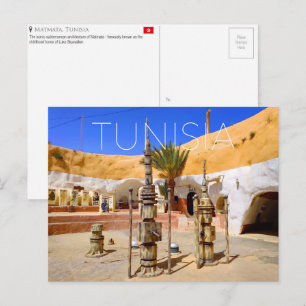 Matmata, Tunisia Travel Postcard