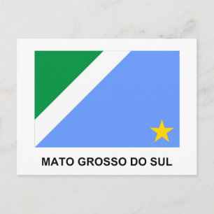 Mato Grosso do Sul, Brazil Flag Postcard