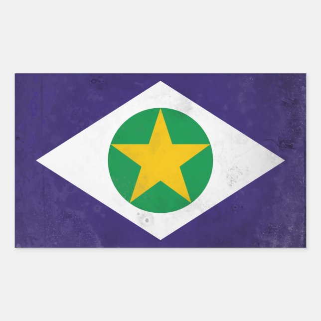 Mato Grosso Rectangular Sticker (Front)