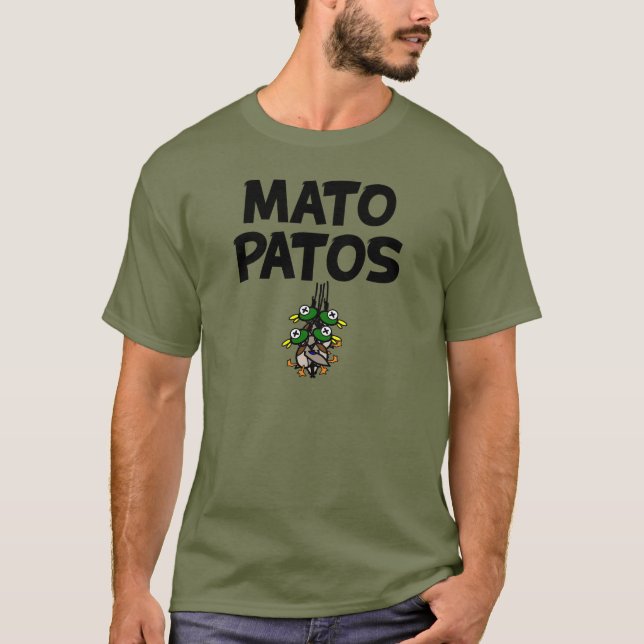 Mato Patos Logo T Shirt Duck Hunting (Front)