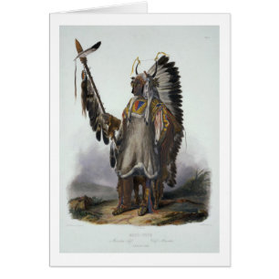 Mato-Tope, a Mandan Chief, plate 13 from Volume 2