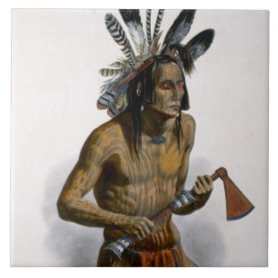 Mato-Tope, Adorned with the Insignia of his Warlik Tile