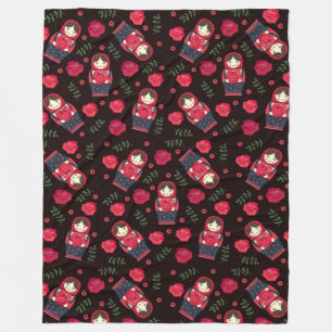 Matreshka Fleece Blanket