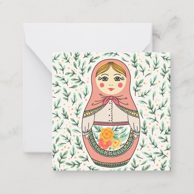 Matreshka Note Card (Front)