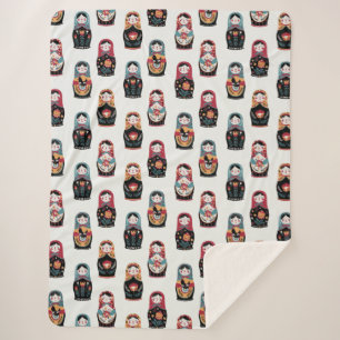 Matreshka Sherpa Blanket