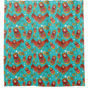 Matreshka Shower Curtain