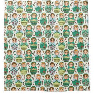 Matreshka Shower Curtain