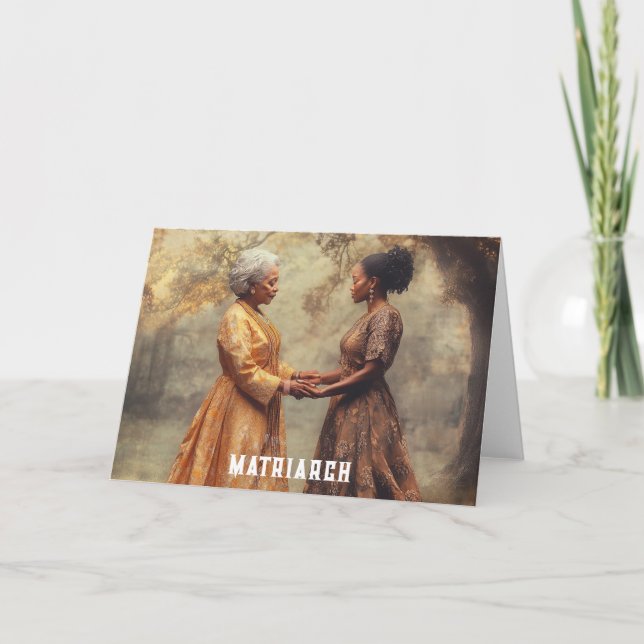 MATRIARCH  THANK YOU CARD (Front)