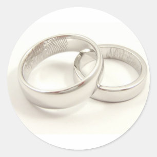 MATRIMONIAL WEDDING RINGS STICKER