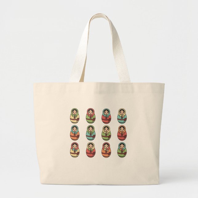 Matrioska Large Tote Bag (Front)