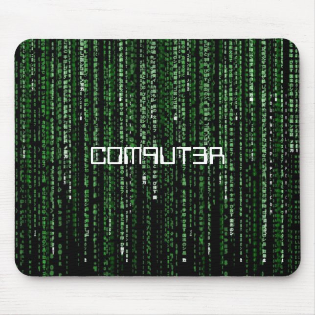Matrix-Code, C0M9UT3R Mouse Mat (Front)