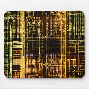 Matrix Code Flow Mouse Mat
