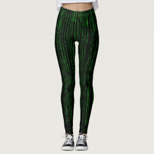 Matrix code leggings