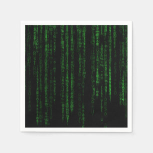 Matrix code napkin