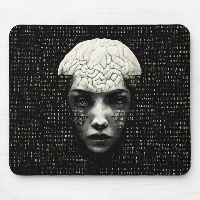 Matrix Man Binary Code Mouse Mat (Front)