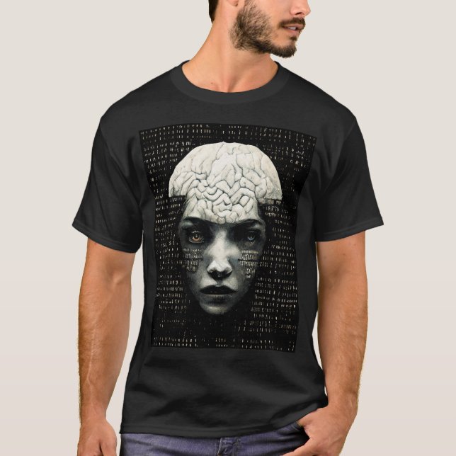 Matrix Man Binary Code T-Shirt (Front)