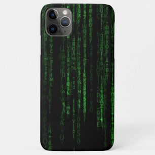 Matrix rain code iPhone 11 pro max case