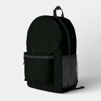 Matrix Style Backpack Print Cut Sew Bag