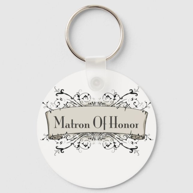 *Matron Of Honor Key Ring (Front)