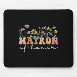 Matron Of Honour Bachelorette Party Wildflower Bri Mouse Mat