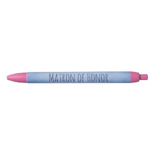 Matron of Honour Black Ink Pen