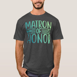 Matron Of Honour Bride Squad Tees Wedding Gift 