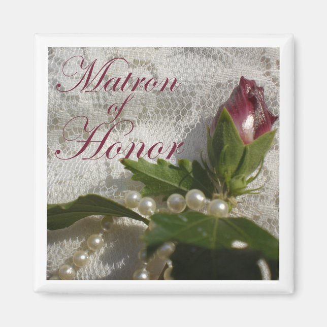 Matron of Honour Favour Magnet (Front)