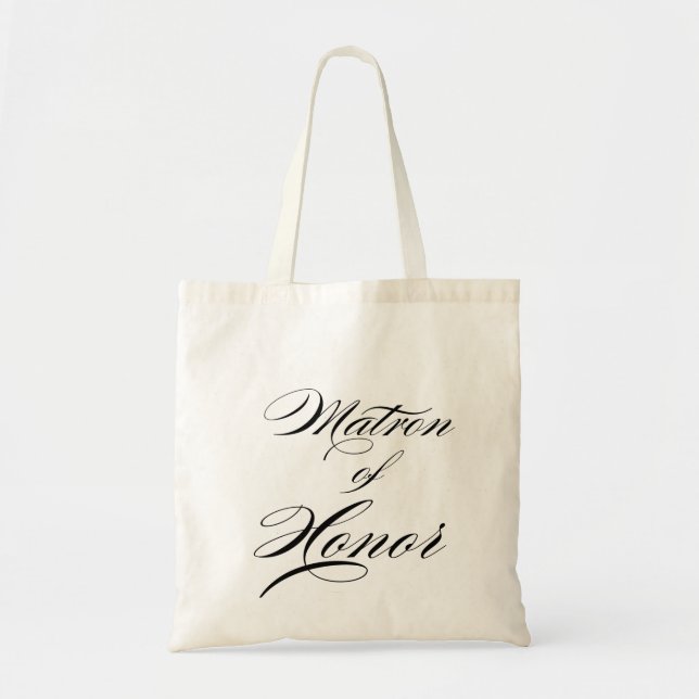Matron of Honour Gift tote for wedding (Front)
