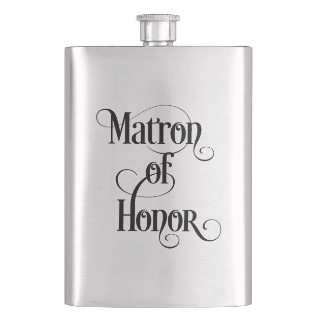 Matron of Honour Hip Flask (Front)