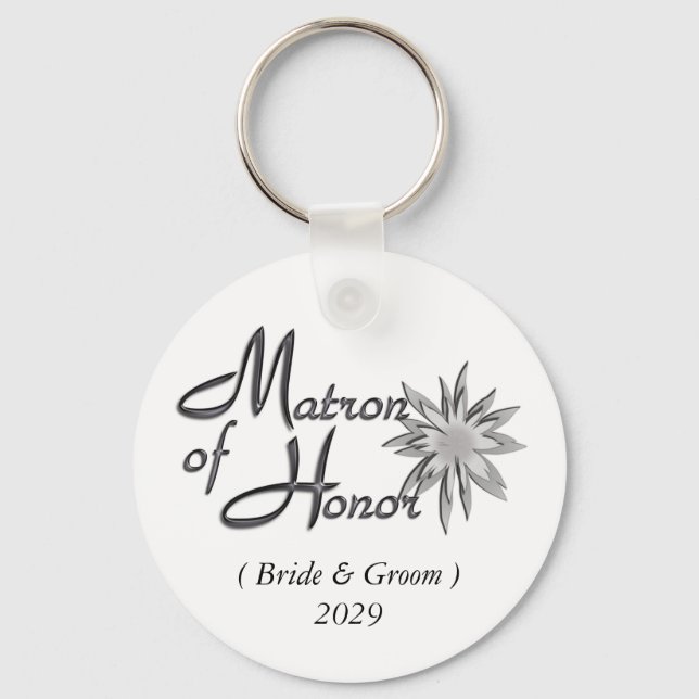Matron of Honour Key Ring (Front)