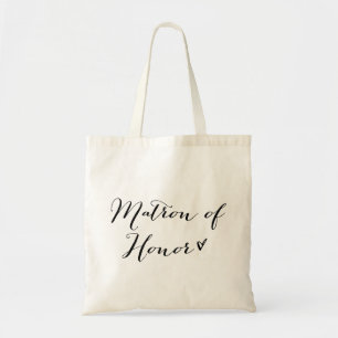 Matron of Honour   Modern Calligraphy Tote Bag