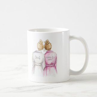 Matron of Honour? Mug Blonde Bride Dark Blonde Mai