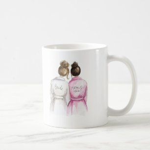Matron of Honour? Mug Brunette Bride Dark Br Maid