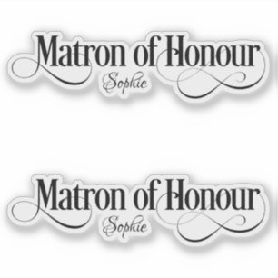 Matron of Honour Personalised