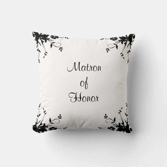 Matron of Honour Personalised Mojo Pillow (Front)