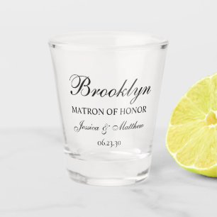 Matron of Honour Script Customised Shot Glass