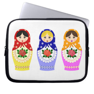 Matryoschka dolls laptop sleeve